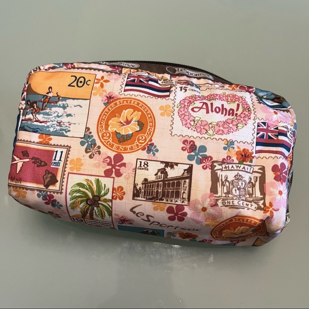 Lightly used Lesportsac cosmetic bag